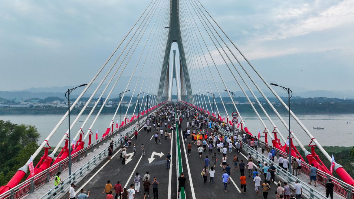 榕山長江大橋通車儀式