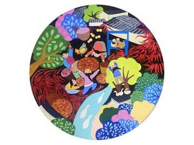 河畔椒紅迎豐收